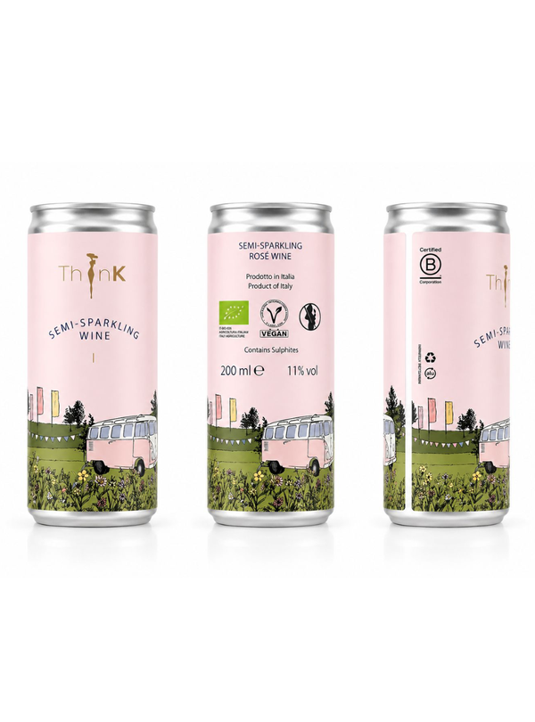 Organic Sparkling Rosé Can x 6