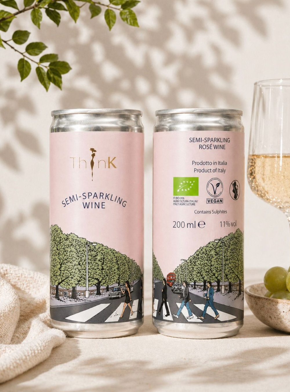 Organic Sparkling Rosé Can x 12
