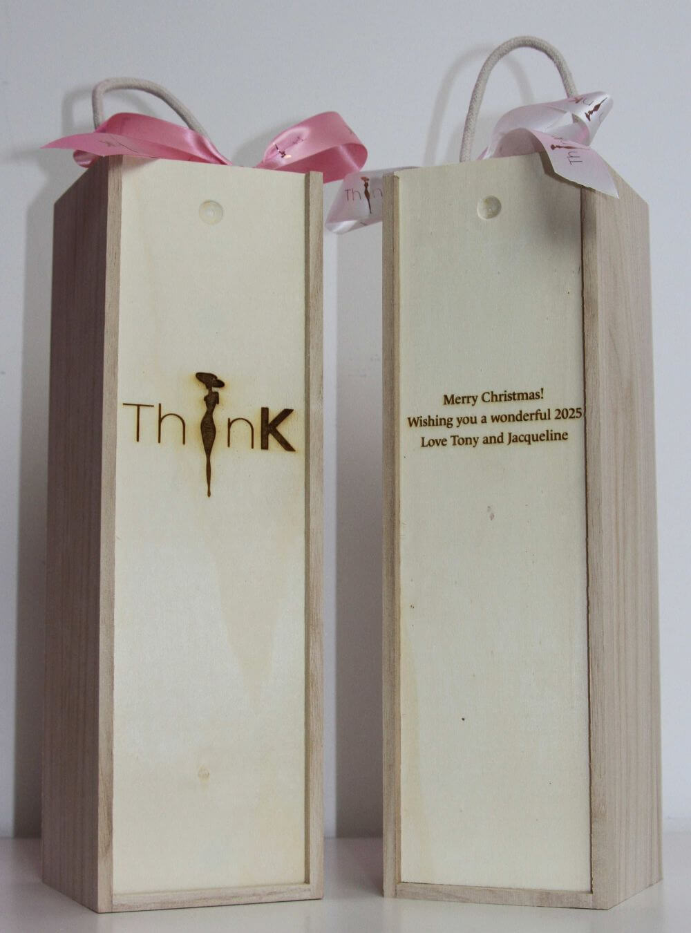 ThinK Rose in Branded wooden box for christmas gift