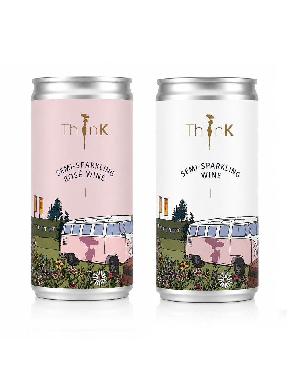 Mixed Organic Prosecco & Sparkling Rosé Cans x 12