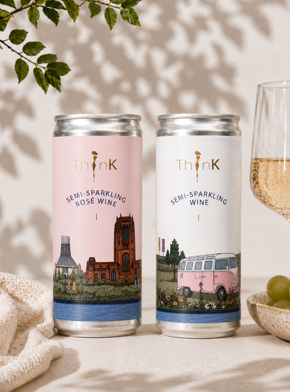Mixed Organic Prosecco & Sparkling Rosé Cans x 12