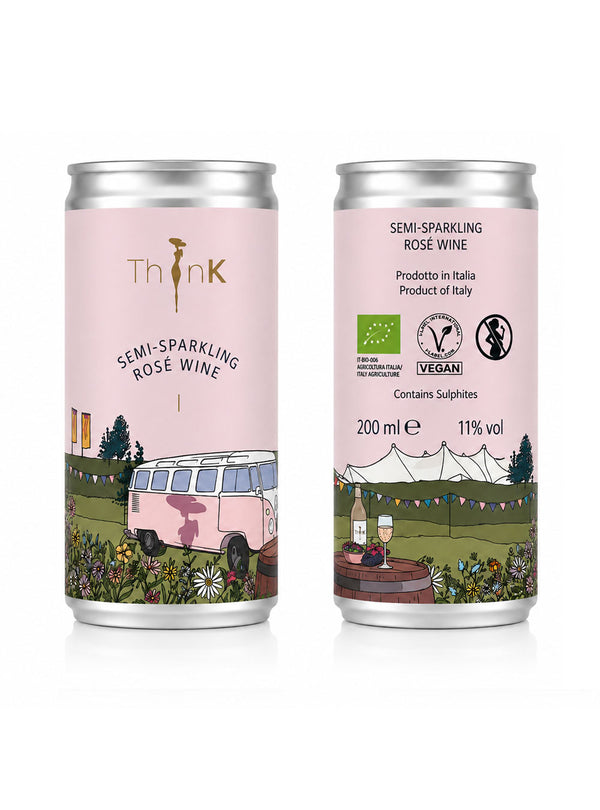 Organic Sparkling Rosé Can x 24